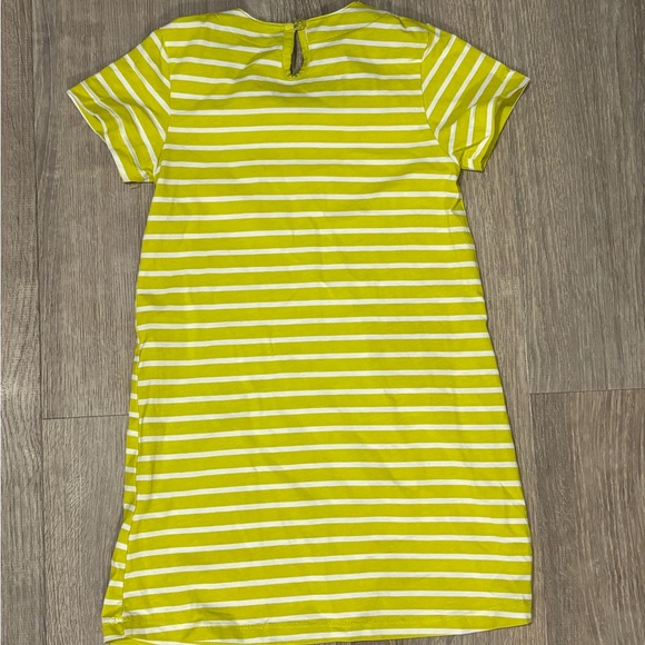 Striped Yellow Dress with Dog Design - Picture 4 of 4